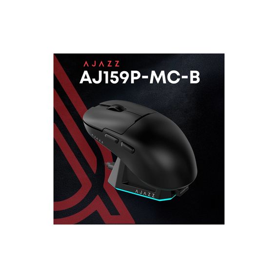 Мишка Ajazz AJ159P MC Wireless/Bluetooth/USB Charging Dock Black (AJ159P-MC-B) | Зображення 4