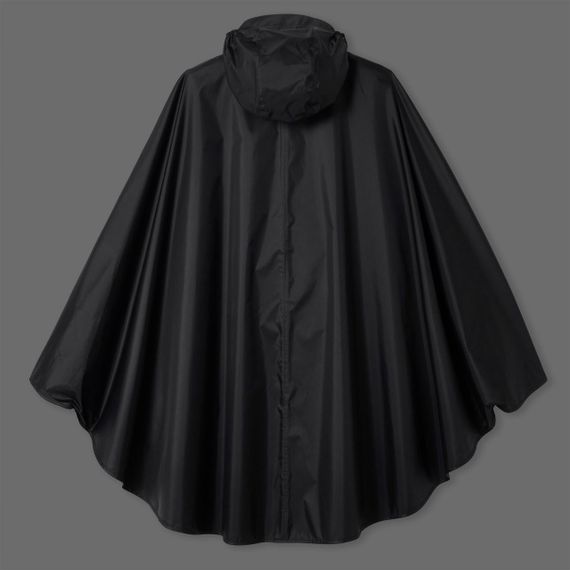 Дощовик-пончо 100 для велоїзди містом чорний - XL/XXL | Зображення 8