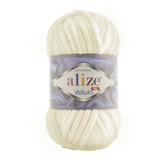Пряжа Alize VELLUTO 62 плюшевая