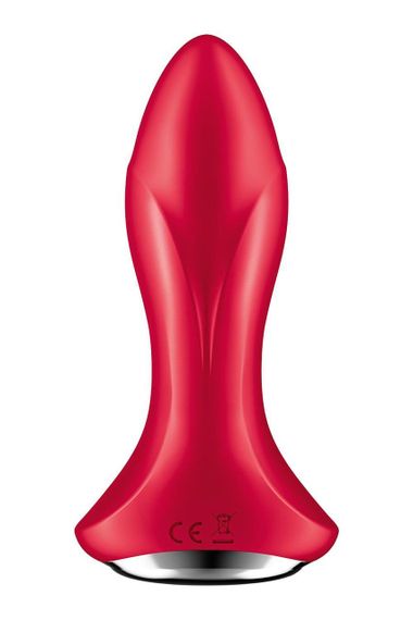 Анальна смартвібропробка із перлинним масажем Satisfyer Rotator Plug 1+ Red | Зображення 6