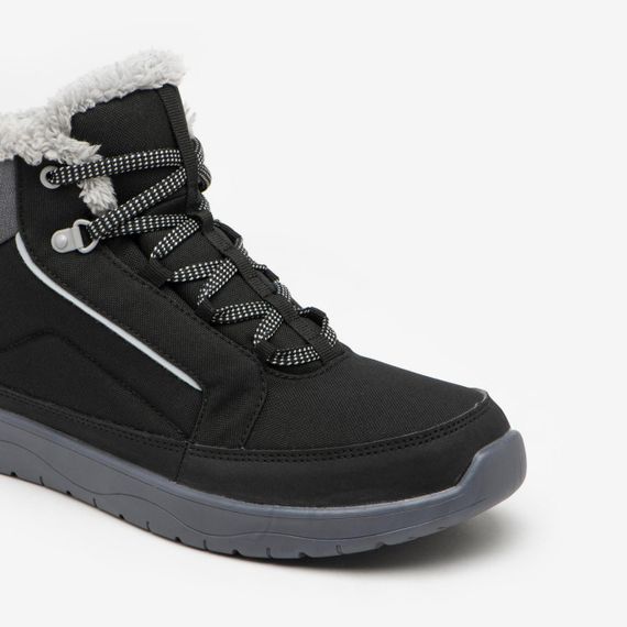 Черевики жіночі SH100 водонепроникні для зимового туризму чорні - EU36 UA35 | Зображення 2