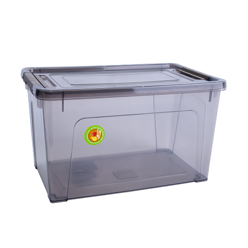 Контейнер 7,9л 32*24*14см коричневий прозорий/какао Smart Box Алеана