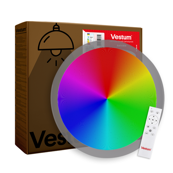 SATURN зоряне небо 76W 530*65мм 3000К-6500К RGB з ДК