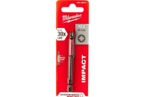 Бита SHOCKWAVE (PZ2; 90 мм) Milwaukee 4932430867