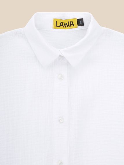 Костюм сорочка+шорти для дівчинки LAWA GTC02326 152 см Білий shop (2000999615733) | Зображення 2