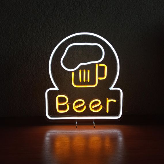 Неоновий світильник Пиво 300х340 acr-n000018