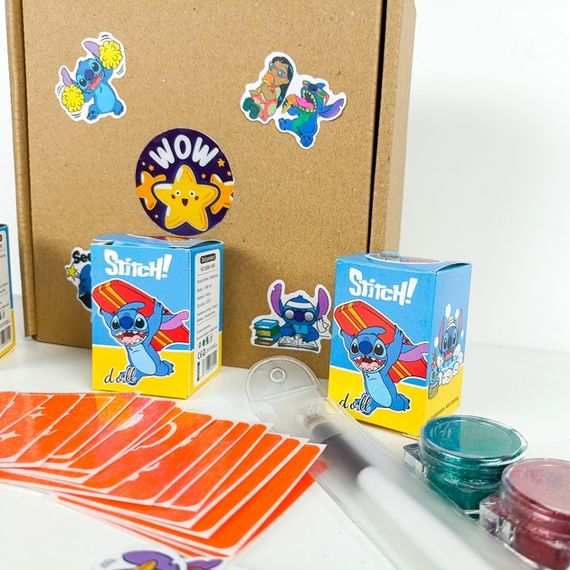 Набір для біо-тату "Wow Box Стіч " wow-box-stich-3 для 3 дітей | Зображення 5