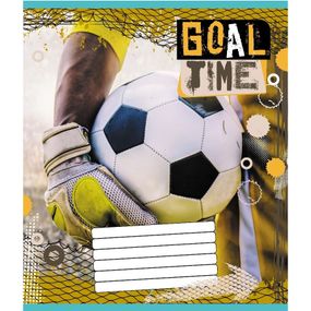 Тетрадь ученическая "Мяч" 012-510027C-5 в косую линию, 12 листов