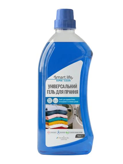 Засіб гель для прання білих темних кольорових речей універсальний Farmasi Smart Life 1000 мл | Зображення 8