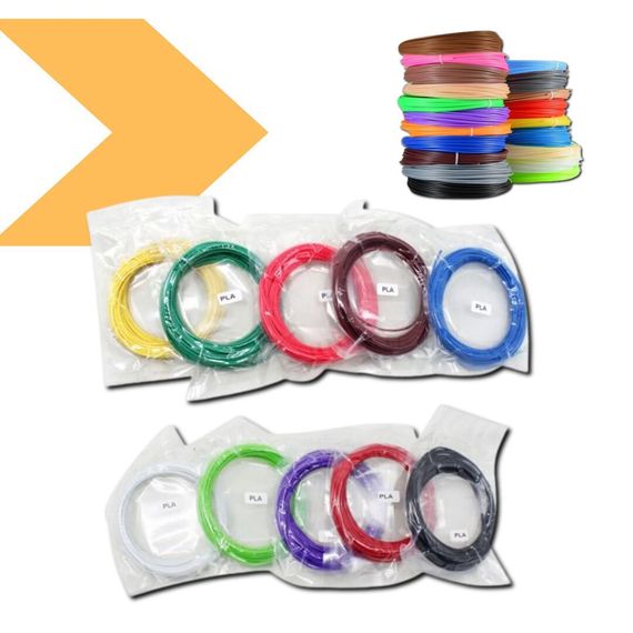 PLA пластик для 3D ручки 20 кольорів по 10 м XPRO WM001 40 (MER-13874_227) | Зображення 1