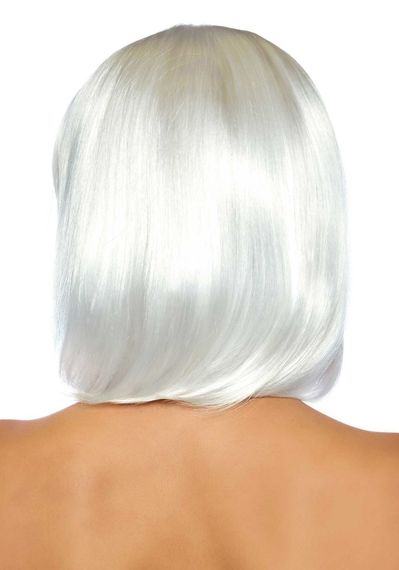 Перука, що світиться в темряві Leg Avenue Pearl short natural bob wig White, коротка, перлинна, 33 см | Зображення 3