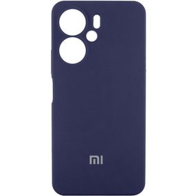 Чохол Silicone Cover Lakshmi Full Camera (AAA) with Logo для Xiaomi Redmi 13C 4G/5G / Poco C65/M6 5G Темно-синій / Midnight blue