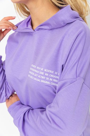 Спорт костюм жіночий, колір бузковий, 241R15133 | Зображення 4