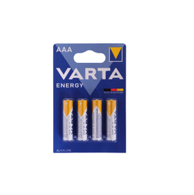 Батарейка лужна AAA/LR03 (бл-4шт) VARTA Energy