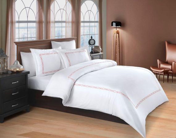 Комплект постельного белья Maribor Exclusive Satin  200х220 см Lilyana Red