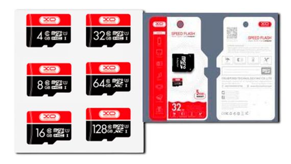 Карта пам'яті XO High Level microSD 64GB Class 10 з адаптером SD (MAW-44125_311) | Зображення 2