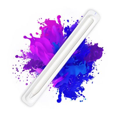 Стилус AirOn AirSens with charging case white for iPad (6126755813229) | Зображення 1