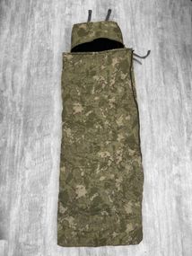 спальник зимовий мішок з капюшоном камуфляж