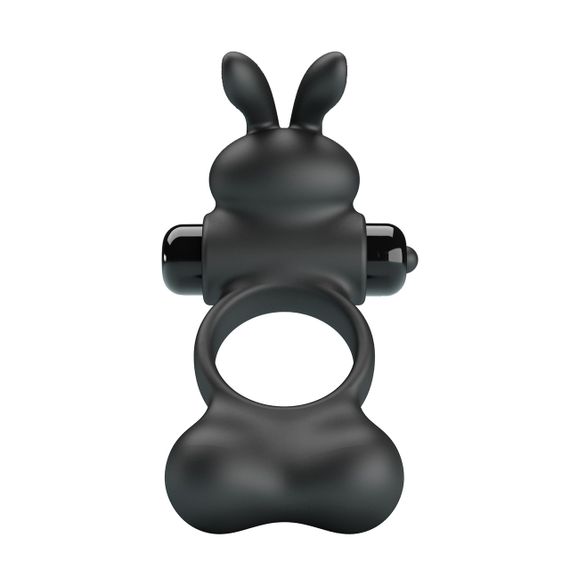 Ерекційне кільце - Pretty Love Vibrant Penis Ring Yusuf Black Sex Aura | Зображення 2
