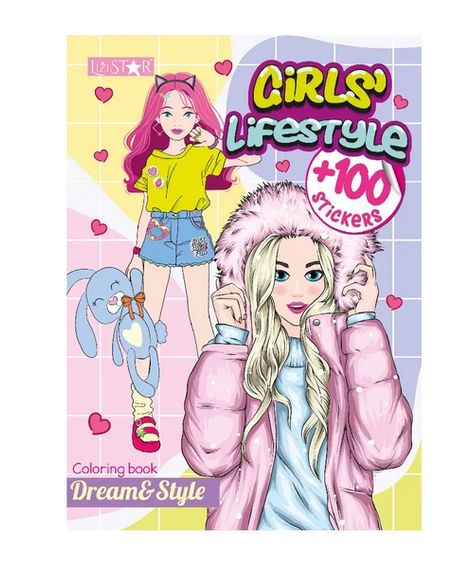 Розмальовка з наклейками "Dream and Style" РМ-88 Апельсин, 24 сторінки + 2 листи наклейок (9786178275969) Вид 3