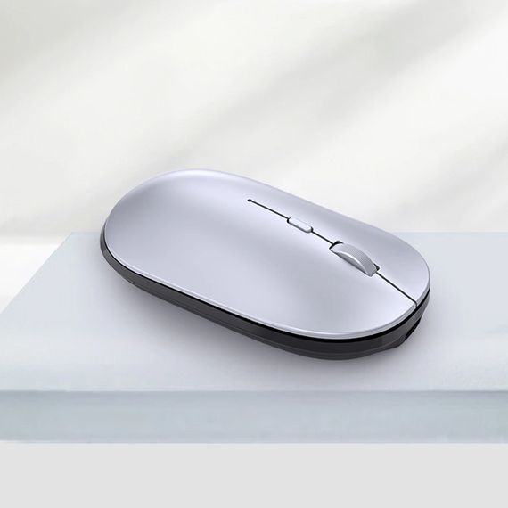Беспроводная мышь WIWU WM110 Office Mouse (2.4G+Bluetooth) Silver | Зображення 1