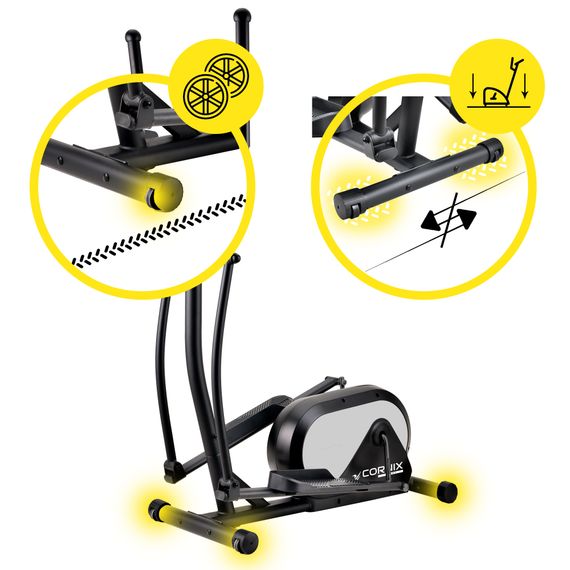 Орбітрек електромагнітний Cornix Mia Black | Зображення 5