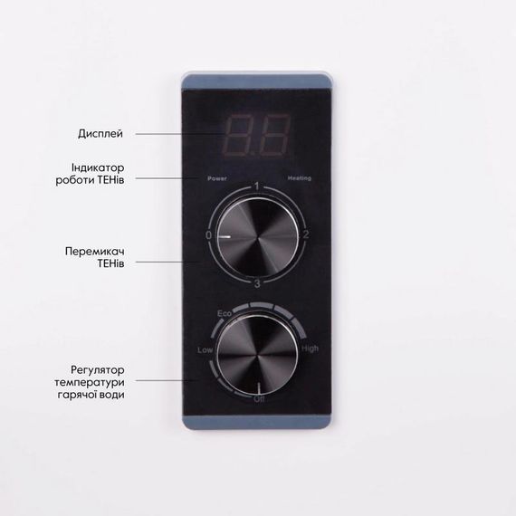 Водонагреватель электрический Thermo Alliance 100 л плоский вертикальный, сухой ТЭН 2 кВт (0,8+1,2) DT100V20G(PD)-D/2 | Зображення 7