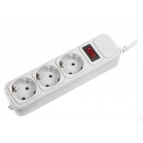 Сетевой фильтр питания Maxxter SPM3-G-15G grey, 4.5 м кабель, 3 розетки (SPM3-G-15G) (SPM3-G-15G)