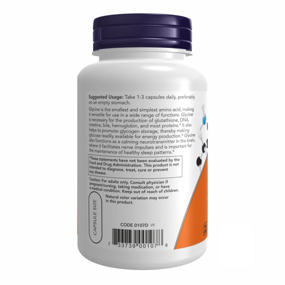 Glycine 1000mg - 100 vcaps | Зображення 2