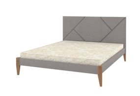 Полуторная кровать iSmart Нью-Йорк ТК Орех светлый + Аляска 04 120х200 см (DDMBG-1519)