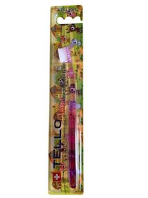Дитяча зубна щітка Tello Kids 10400 Mega Soft (від 0 до 5 років), рожева