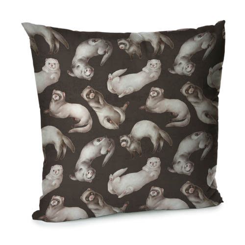 Подушка диванная с бархата Ласки 45x45 см (45BP_JOY012)