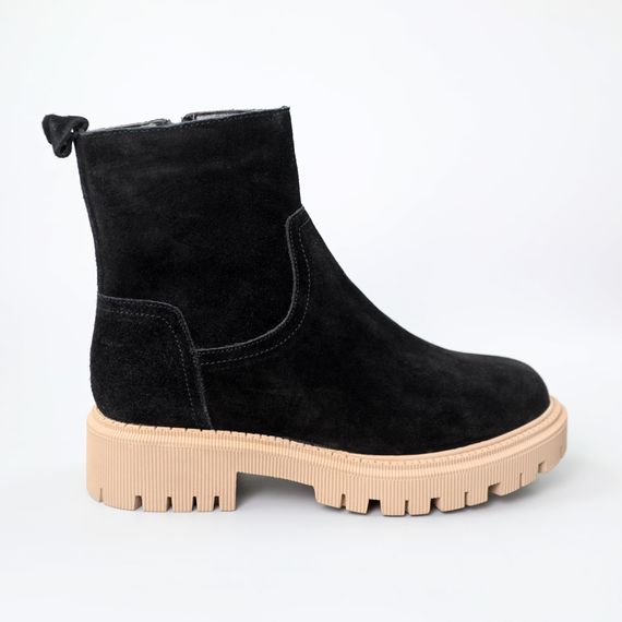 Челсі жіночі замшеві хутро 590824 Чорні 36 40 41