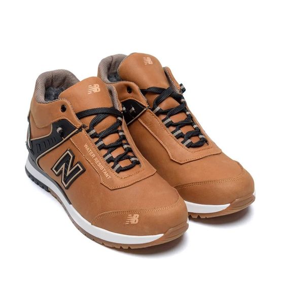 зимові шкіряні кросівки New Balance койот | Зображення 3