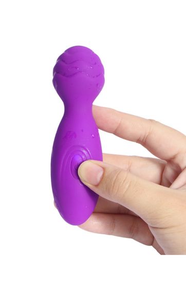 Вібромасажер Dilianni mini massager 10 режимів вібрації фіолетовий Sex Aura | Зображення 1