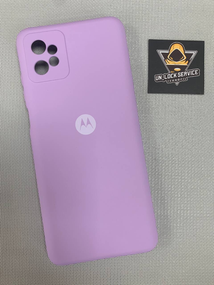 Чохол з логотипом Motorola G32 | Протиударний | Soft Touch | Рожевий