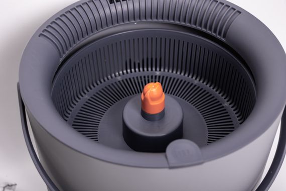 Набір для прибирання з круглою телескопічною шваброю з мікрофібри та відром із віджимом для підлоги HP-35015-22 | Зображення 5