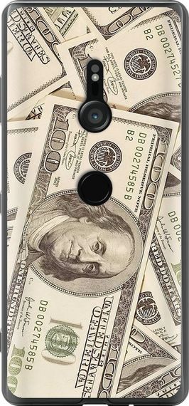Чехол на Sony Xperia XZ3 H9436 Доллары "3016u-1540-17620"