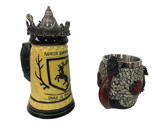 Подарунковий набір Кухоль Game Of Thrones House Герб Баратеонів Гра Престолів і Fire And Blood Targaryen | Зображення 1