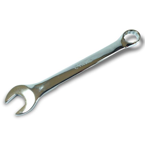 Ключ комбiнований рожково-накидний дзеркальний 8мм СТАЛЬ (арт.48454)