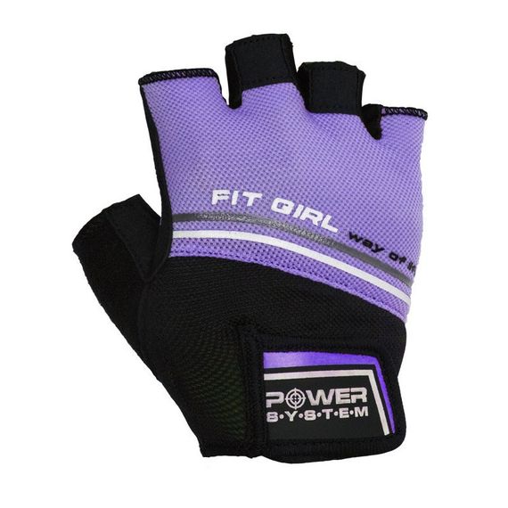 Рукавички для фітнесу Power System PS-2920 Fit Girl Evo Purple M | Зображення 3