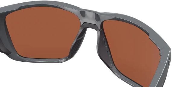 Очки Costa Del Mar Ferg XL Shiny Gray Green Mirror 580G | Зображення 6