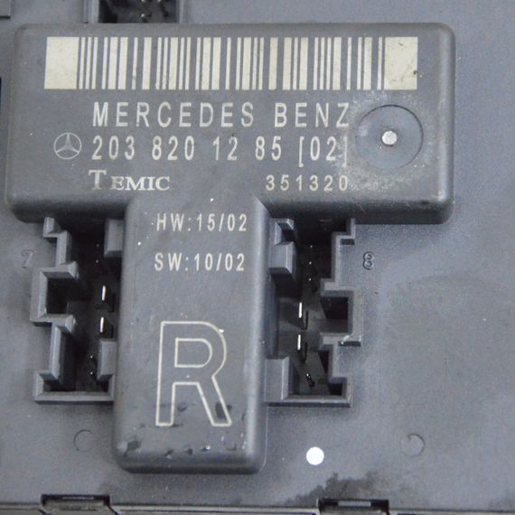 Блок управління передніх правих дверей Mercedes C-Class W203 2000-2007 Модуль дверей Мерседес в203 2038201285 | Зображення 1