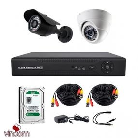 Комплект AHD видеонаблюдения CoVi Security AHD-11WD KIT  HDD500