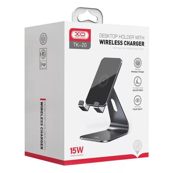 Беспроводное зарядное устройство 15W XO TK20 чорний (MAW-44907_813) | Зображення 2
