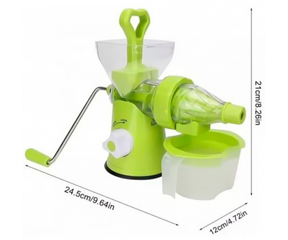 Соковитискач шнековий ручний з ситом для соку XPRO Juicer зелений (lp-89811_284) | Зображення 3