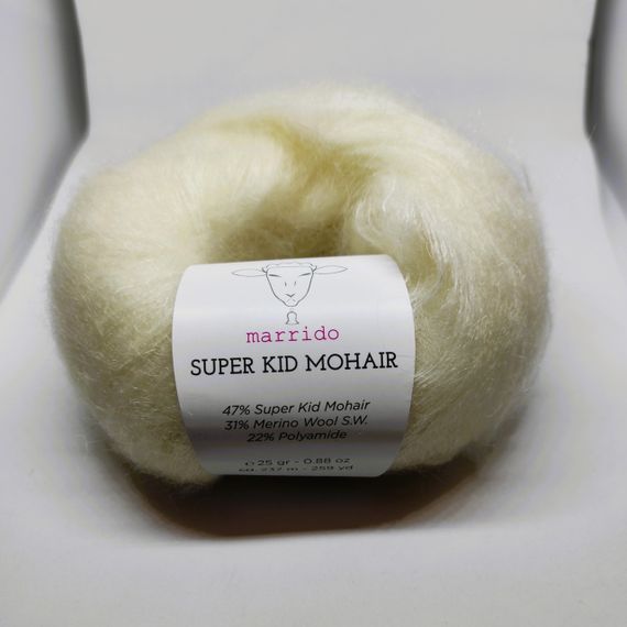 Super Kid Mohair № 14 (Marrido-Gazzal) Турецька пряжа для в'язання нитки кід мохер 64414 | Зображення 1