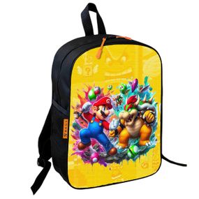 Рюкзак шкільний дитячий 36х27см Маріо «Super Mario» з принтом для хлопчика (00690)