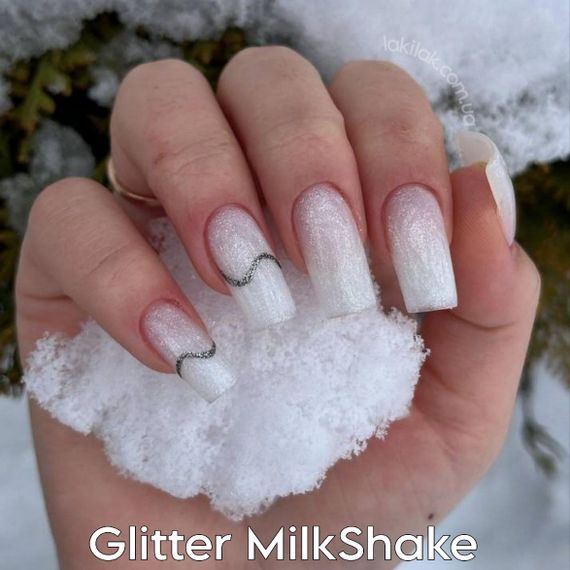 Гель для наращивания ногтей Польша Glitter MilkShake 5мл