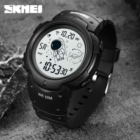 Чоловічий годинник Skmei 1820BKWT Black-white | Зображення 3